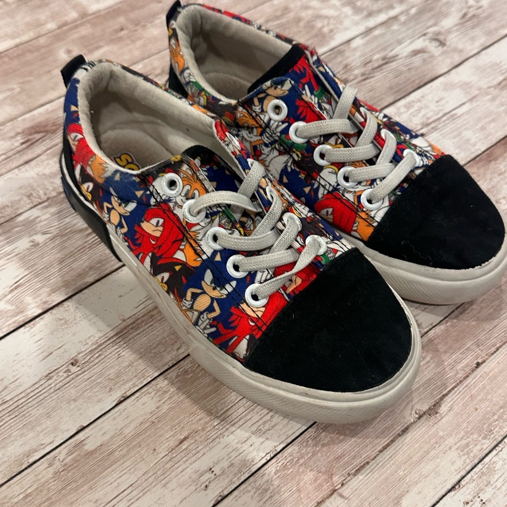 Colorful Sonic Kids Sneakers